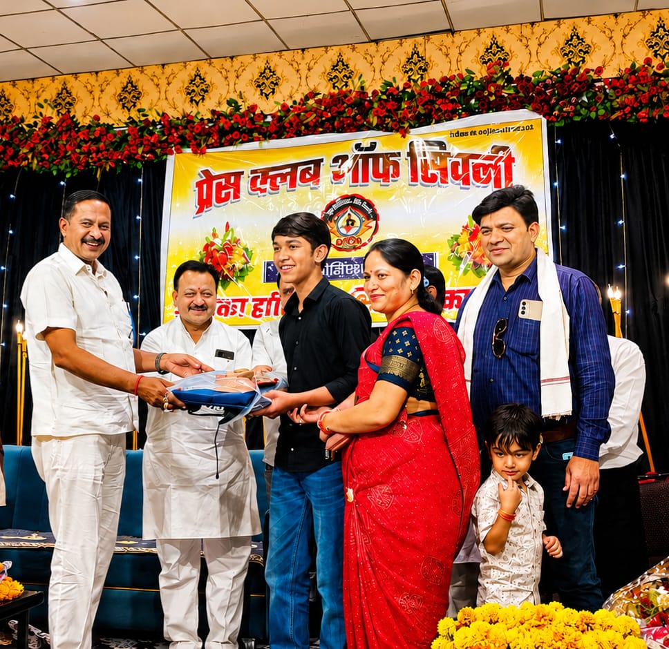 प्रेस क्लब के मेधावी विद्यार्थी बच्चों का सम्मान समारोह में विधायक दिनेश राय मुनमुन ने विद्यार्थियों का बढ़ाया उत्साह